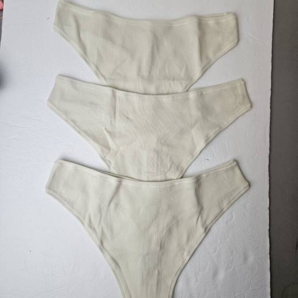 SKIMS RIBBED‎ COTTON PANTY NWT